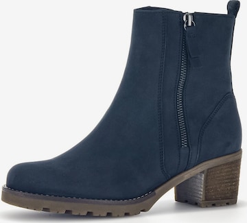 GABOR Ankle Boots in Blue: front