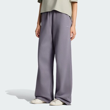 Wide Leg Pantalon 'Essentials' ADIDAS ORIGINALS en violet : devant