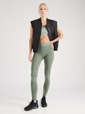 Skinny Pantalon de sport 'First' Hummel en vert