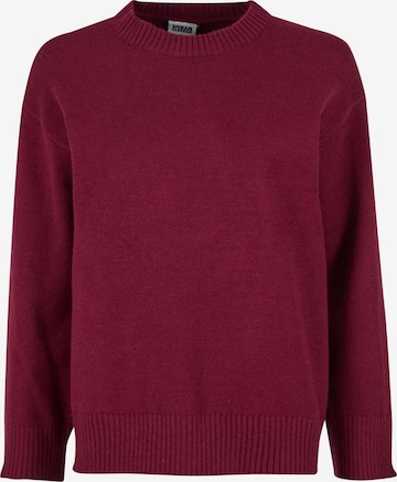 Urban Classics Trui in Rood: voorkant