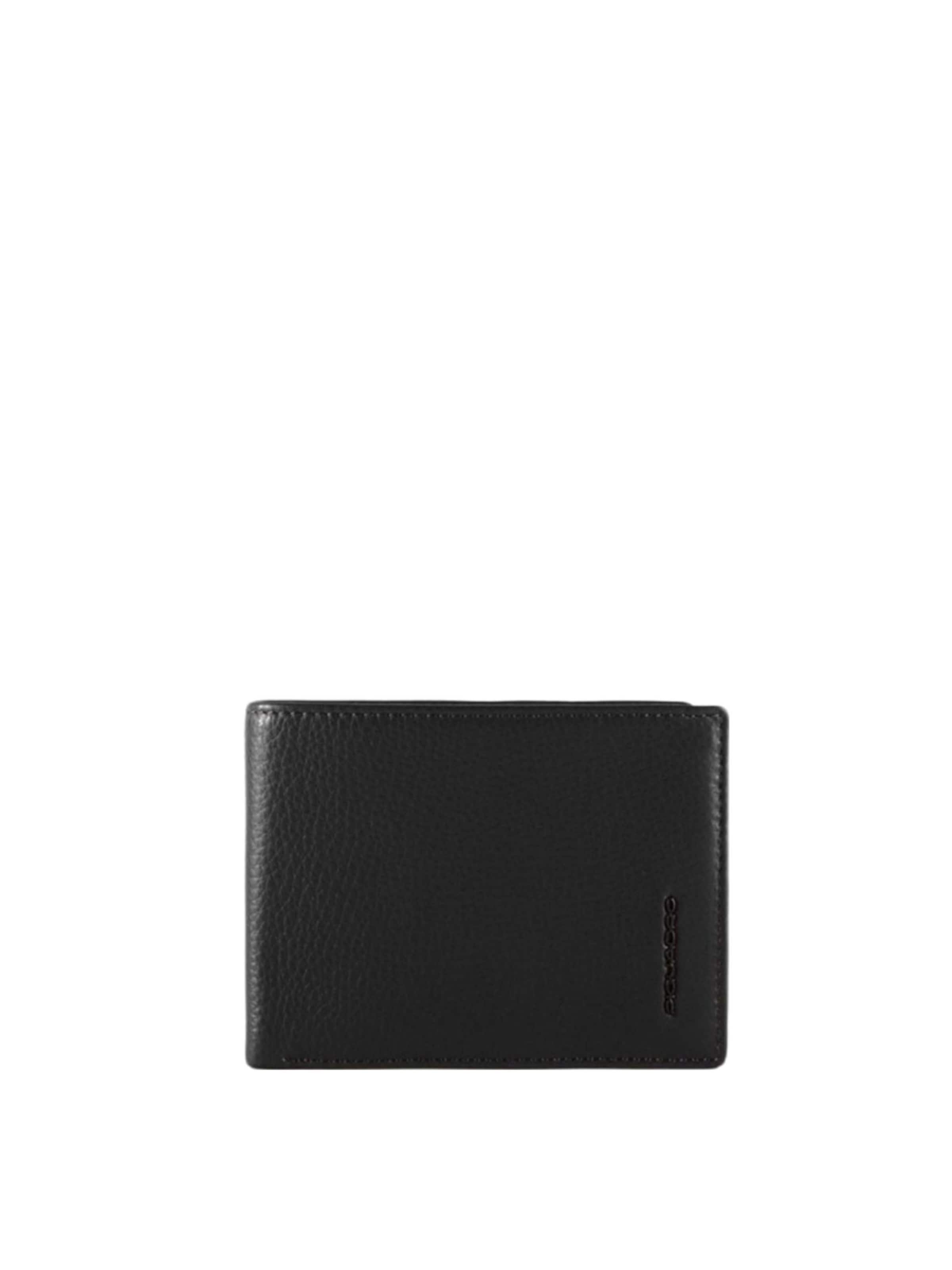 Piquadro Wallet in Black: front