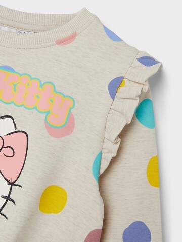 smėlio NAME IT Megztinis be užsegimo 'Hello Kitty'