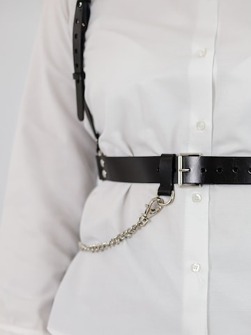 Haute Cuir Riem 'Chain Harness' in Zwart