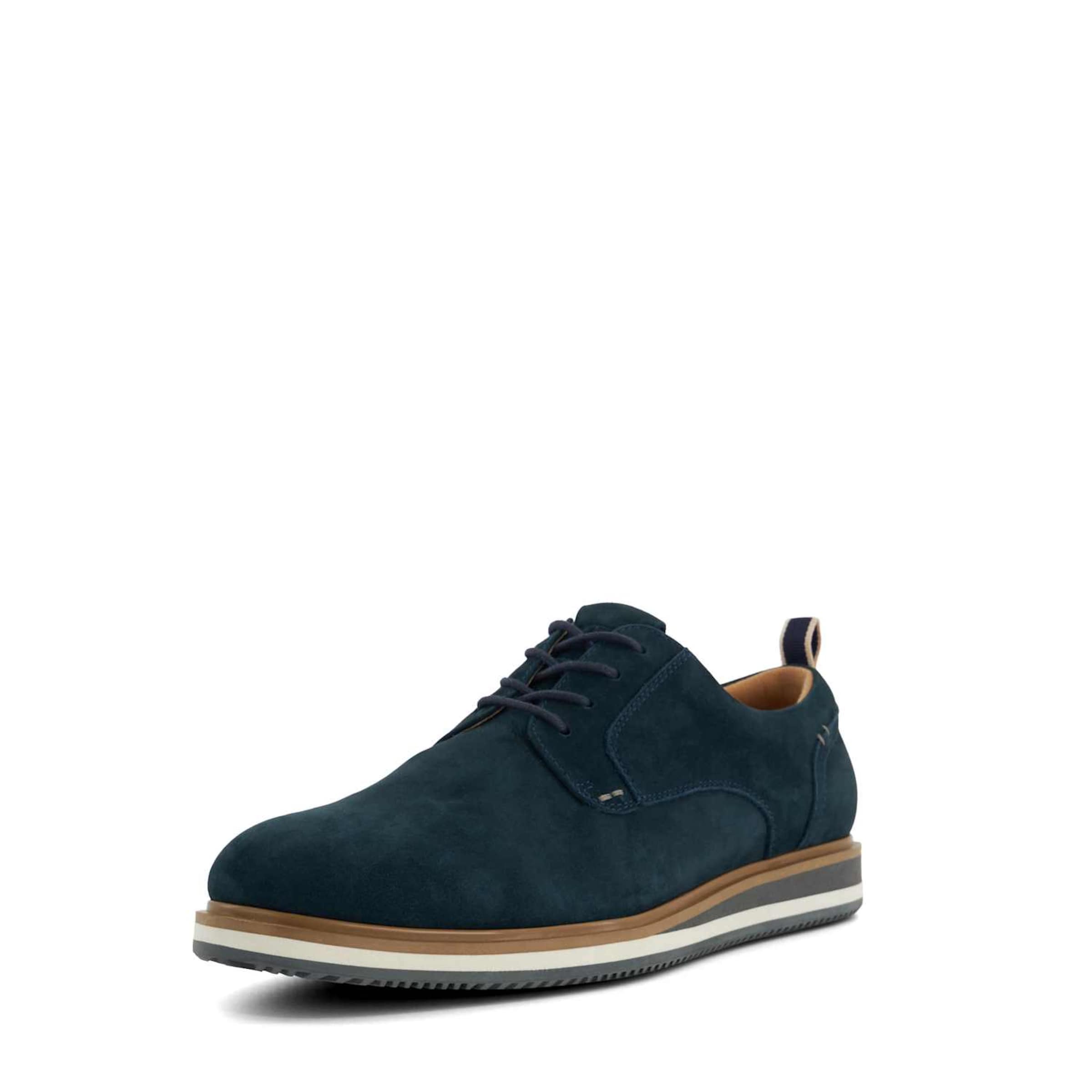 Dune LONDON Veterschoen 'Blaksley' in Blauw: voorkant