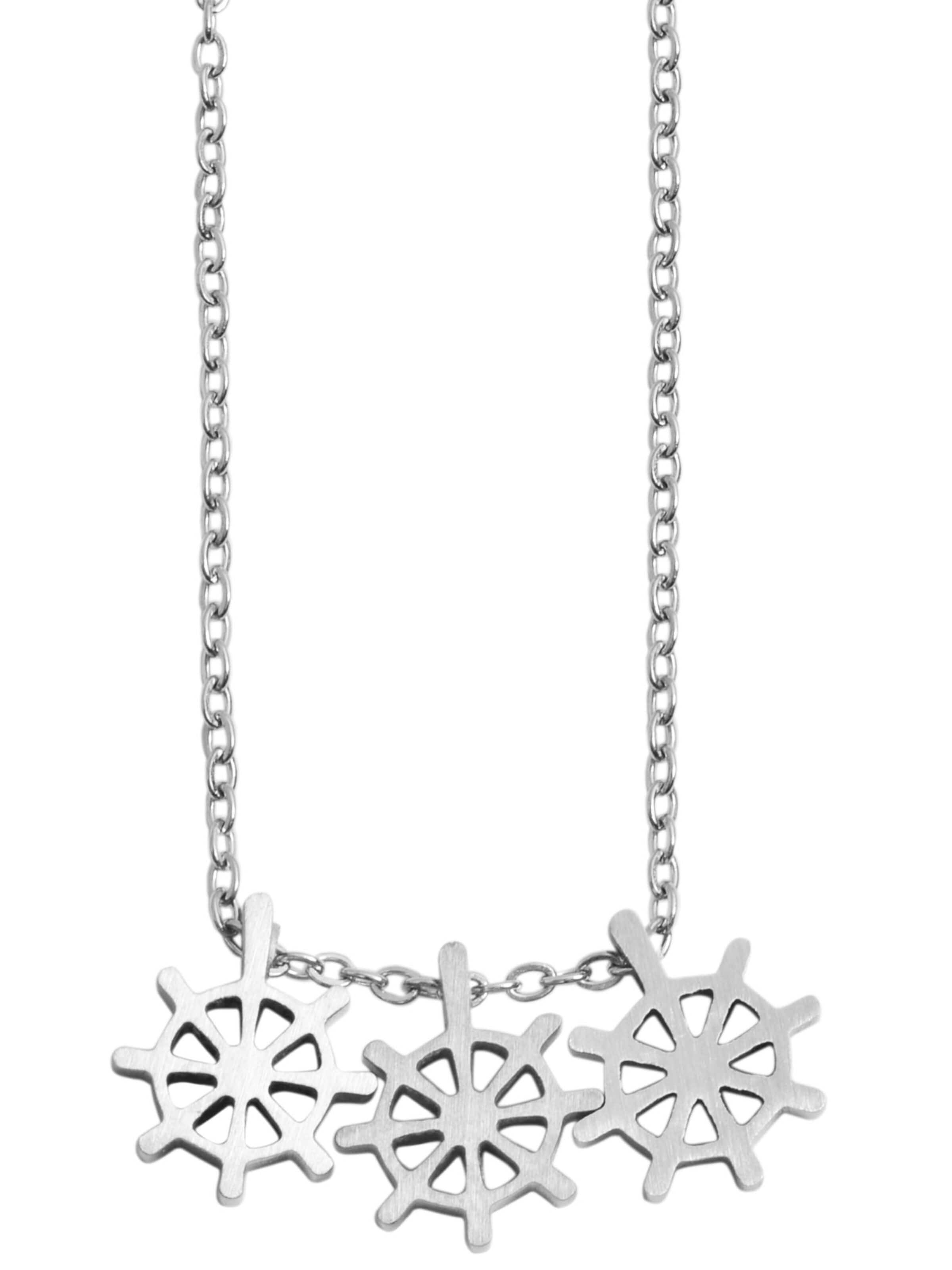 Akzent Jewelry Set 'Edelstahl silber' in Silver: front