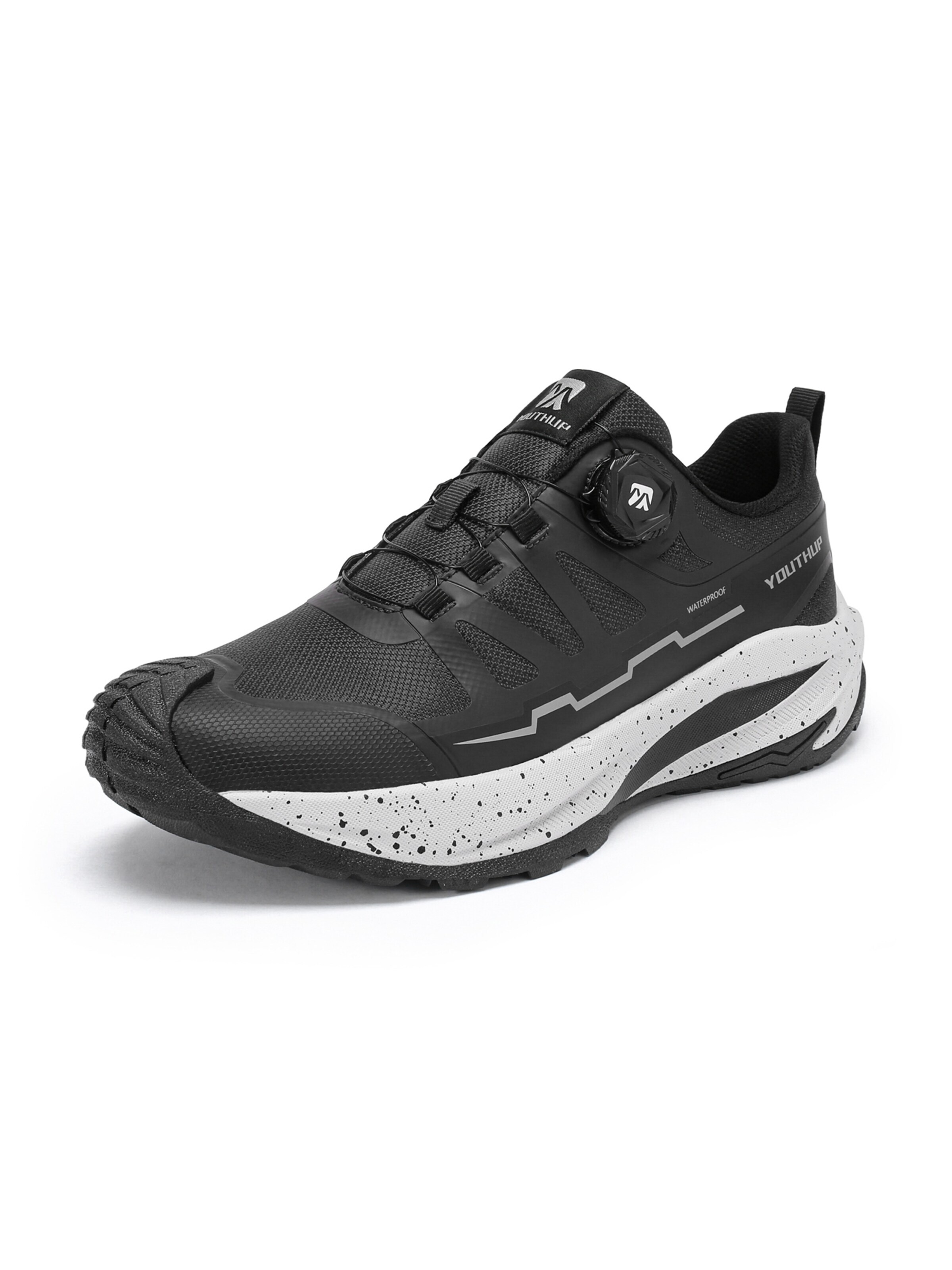 YOUTHUP Athletic Shoes 'Steigpfad' in Black: front