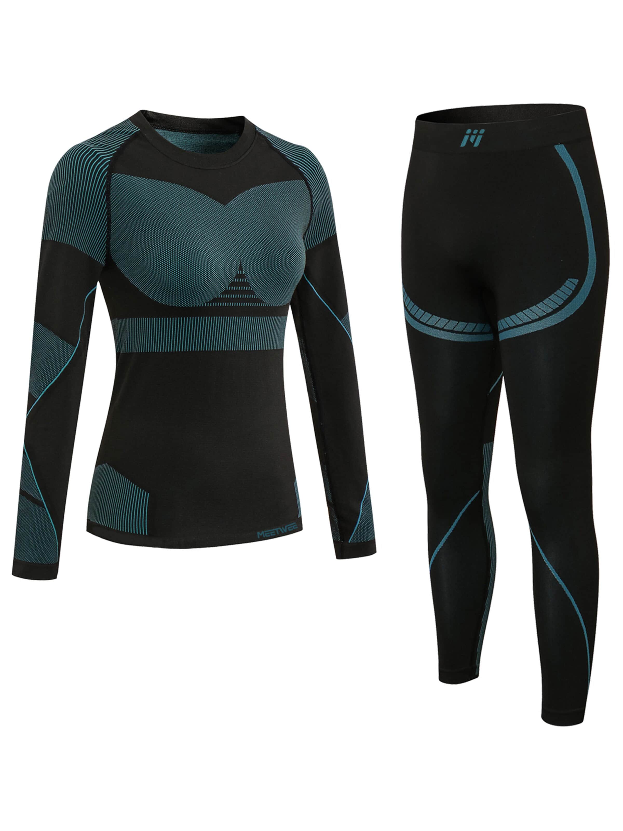 MEETWEE Sportbody 'Athletic Underwear Set' in Groen: voorkant