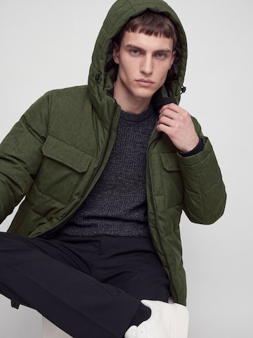 JACK & JONES Zimska jakna 'JJWILLIAM' | zelena barva
