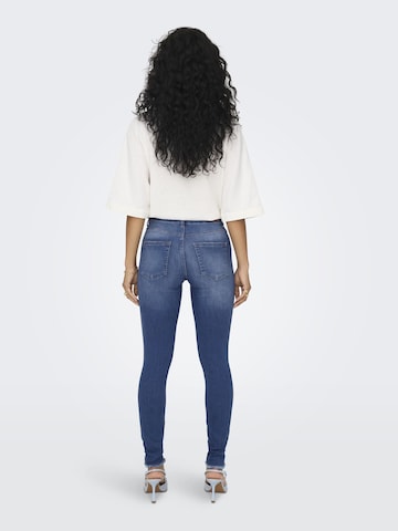 ONLY Skinny Jeans 'Blush' in Blau