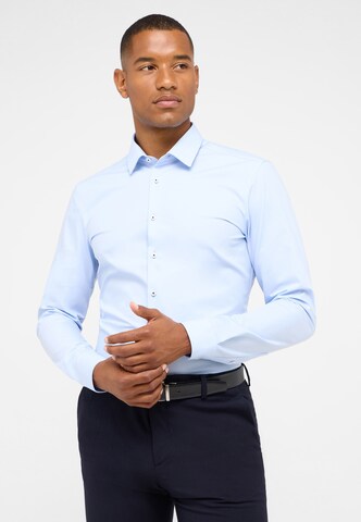 ETERNA Slim Fit Hemd in Blau: Vorderseite