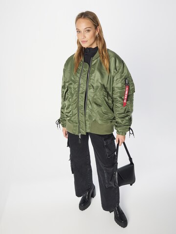 ALPHA INDUSTRIES Kevad-sügisjope, värv roheline