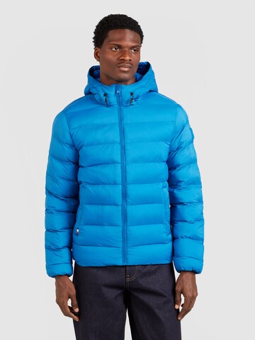 TOMMY HILFIGER Tussenjas in Blauw: voorkant