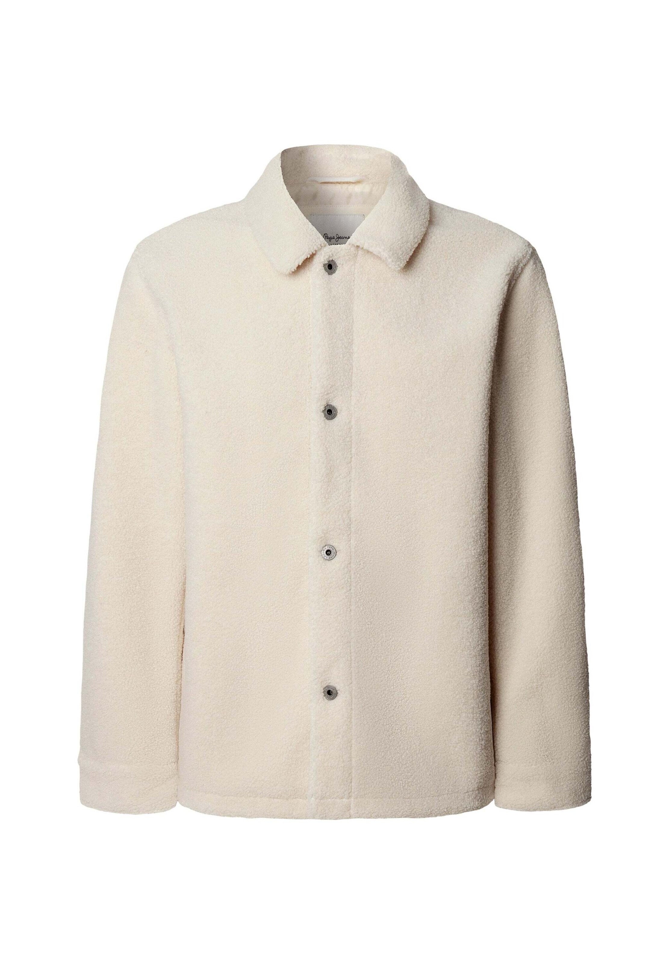 Pepe Jeans - Chaqueta de entretiempo 'BORG' en blanco: frente