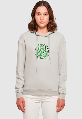 Merchcode Sweatshirt 'Stay Safe' in Grijs: voorkant