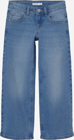 NAME IT Wide leg Jeans in Blauw: voorkant