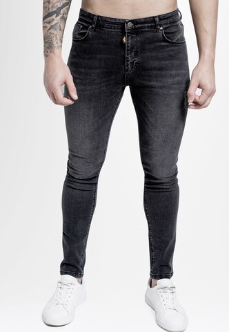 The Jokers Skinny Jeans in Grey: front