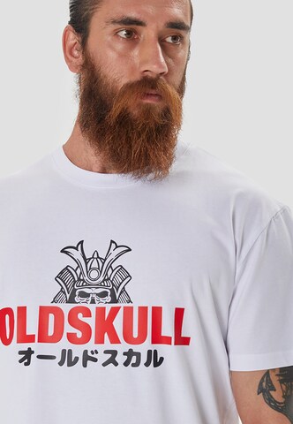 Oldskull T-Shirt in Weiß