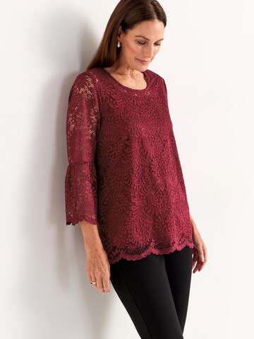 Cellbes of Sweden Blouse in Rood: voorkant