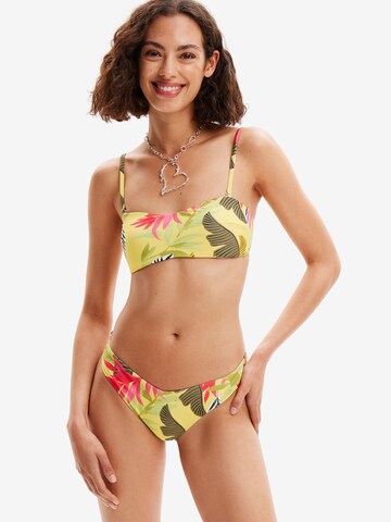 Fascia Top per bikini di Desigual in giallo: frontale
