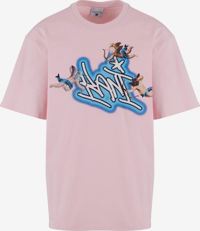 Karl Kani Paita 'Amor' värissä vaaleansininen / roosa / musta, Tuotenäkymä