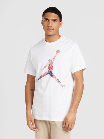 Jordan T-shirt i vit: framsida