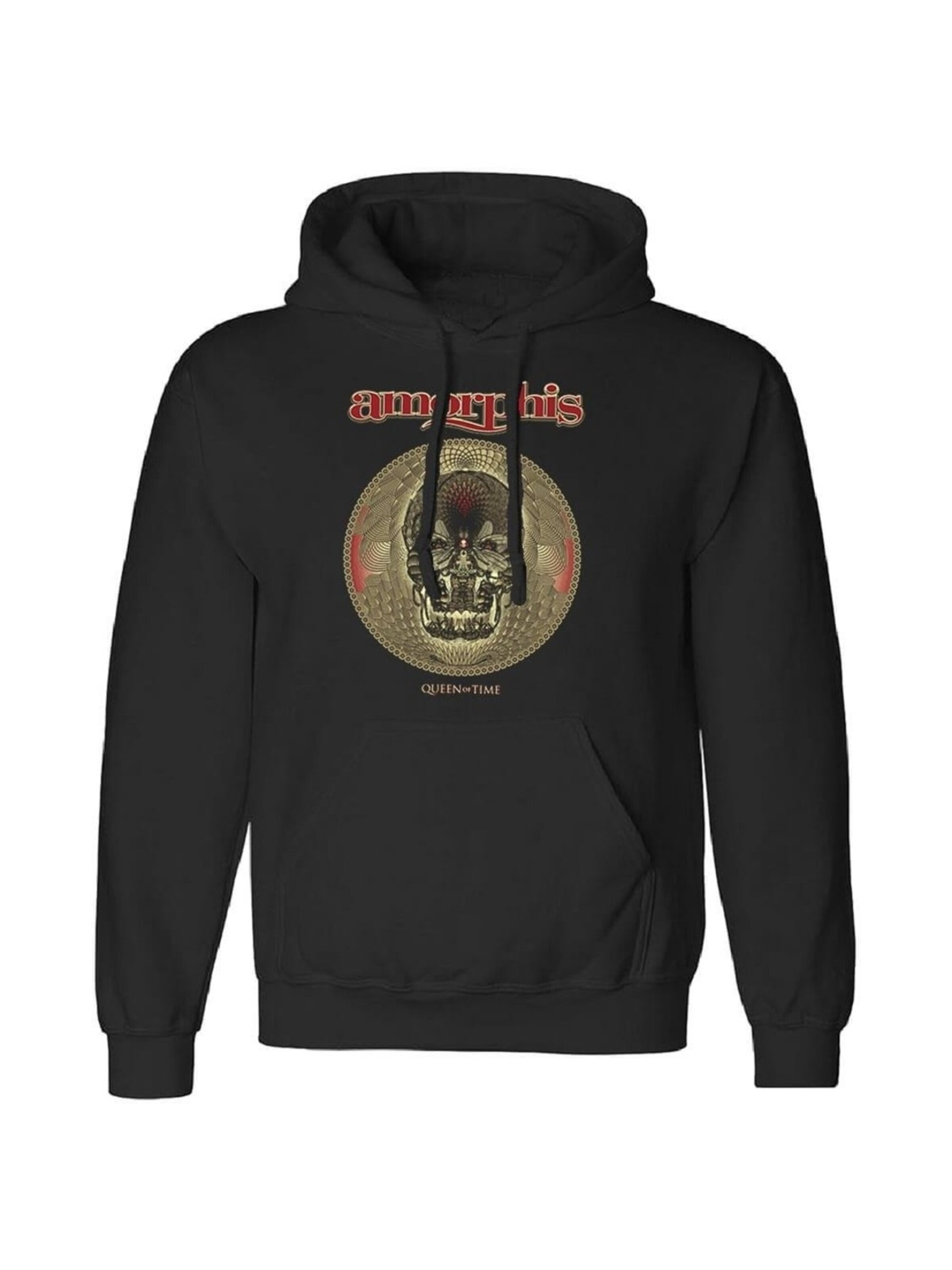 Felpa 'Amorphis Queen of Time Kapuzenpullover' di Amorphis in nero: frontale
