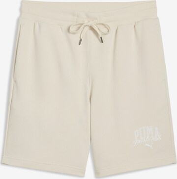 Pantalon 'Class' PUMA en blanc : devant