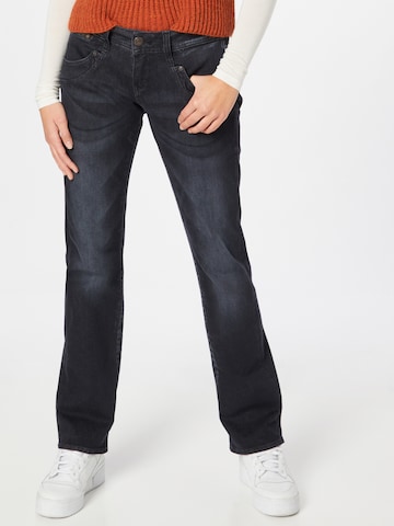 Herrlicher regular Jeans i sort: forside