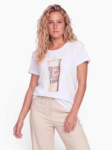 T-shirt 'Coffee' EINSTEIN & NEWTON en blanc : devant