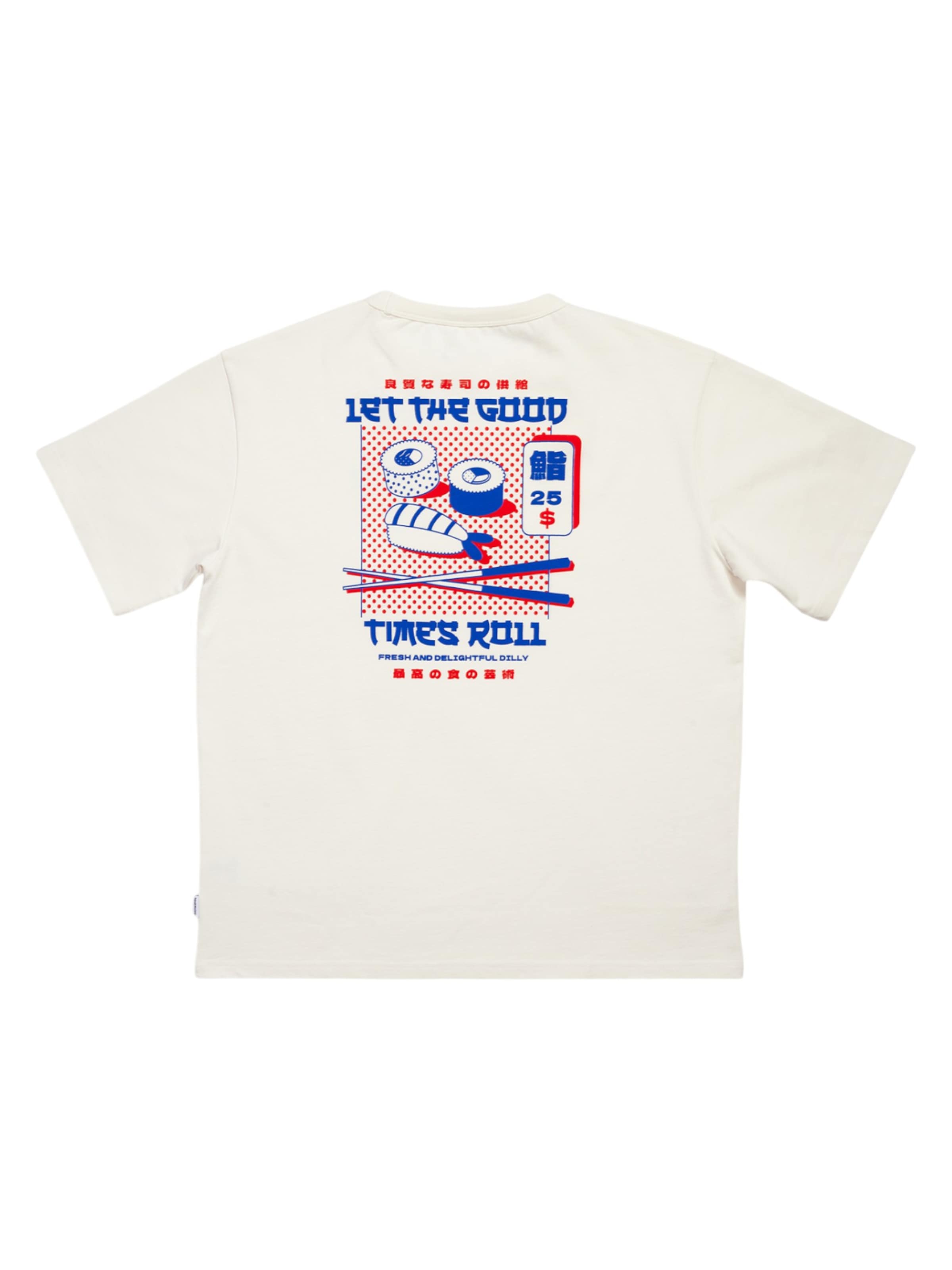 DillySocks Bluser & t-shirts 'Let The Good Times Roll' i hvid
