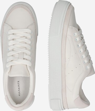 AllSaints - Zapatillas deportivas bajas 'TRISH' en blanco