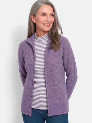 Goldner Knit cardigan in Purple