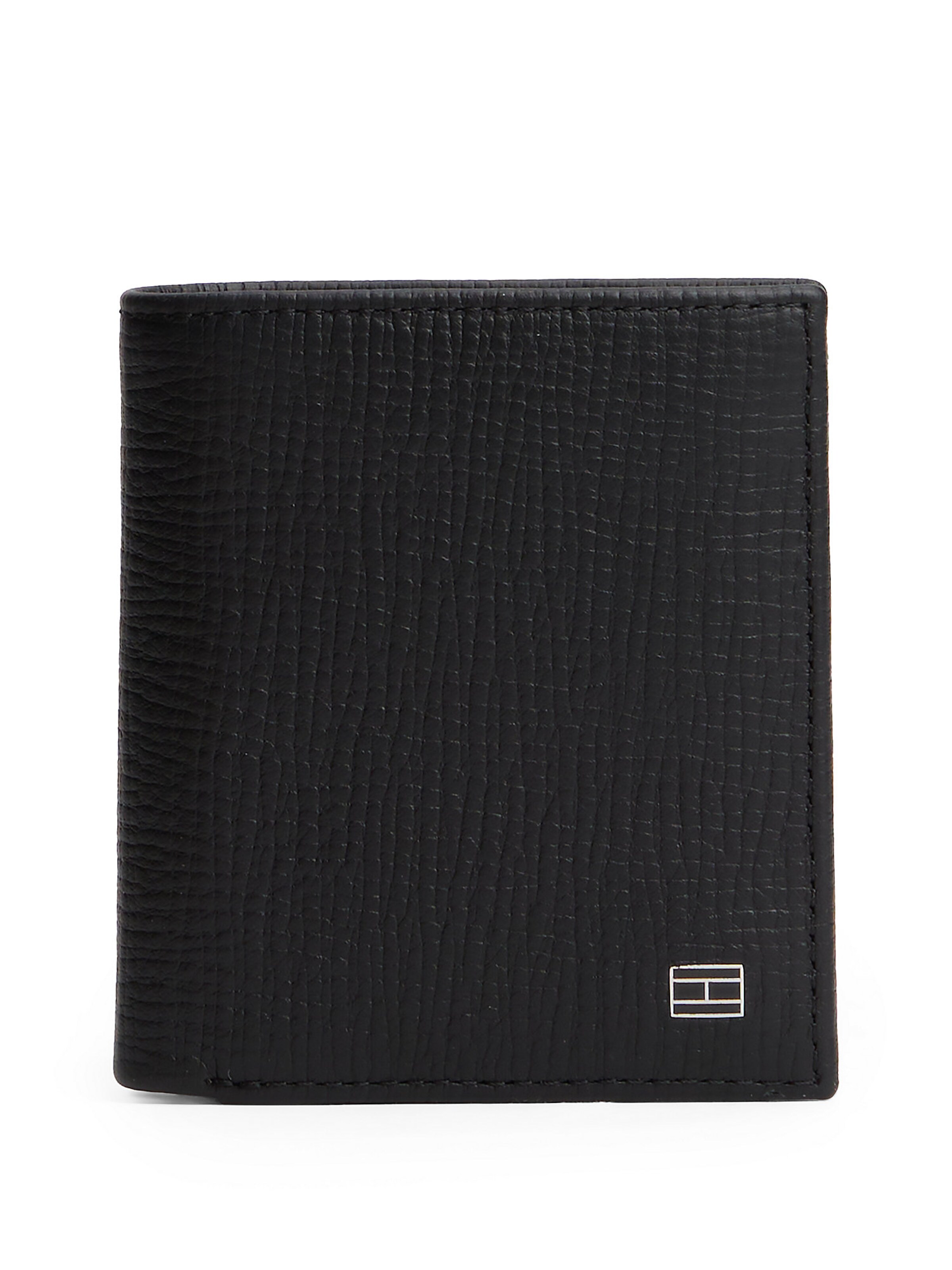TOMMY HILFIGER Wallet in Black: front