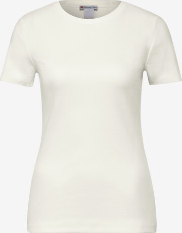 T-shirt STREET ONE en blanc : devant