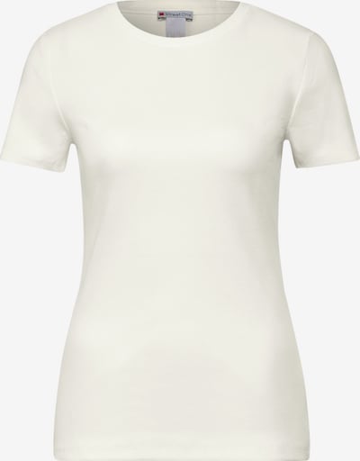 STREET ONE T-shirt en blanc cassé, Vue avec produit