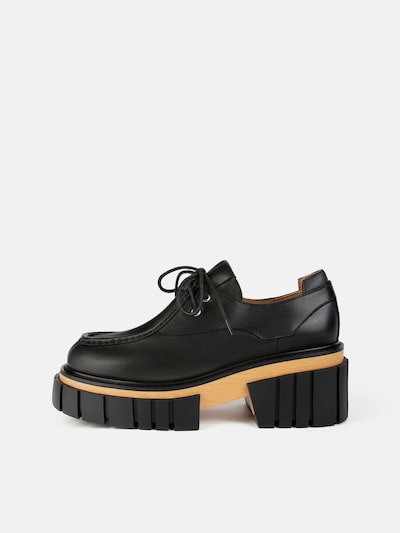 L37 HANDMADE SHOES Lace-Up Shoes 'MY OWN STRENGTH' in Black, Item view