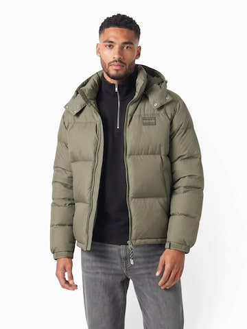 Giacca invernale 'ALASKA' di Tommy Jeans in verde: frontale