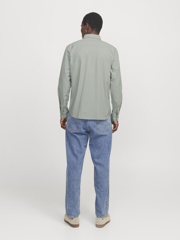 JACK & JONES Regular fit Button Up Shirt 'JPRBLUBrook' in Green