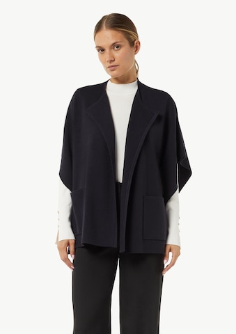 COMMA Cape in Blauw: voorkant