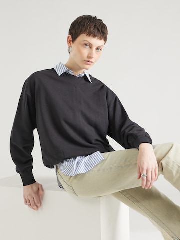 ONLY Sweatshirt 'BELLA' i svart: framsida