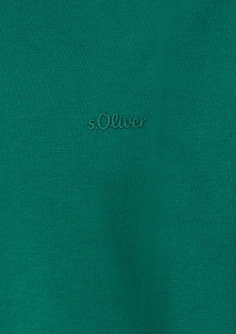 s.Oliver Men Big Sizes T-Shirt in Grün: Vorderseite