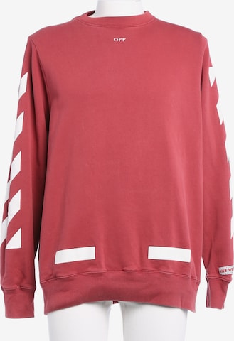 Off-White Sweatshirt / Sweatjacke XL in Rot: Vorderseite