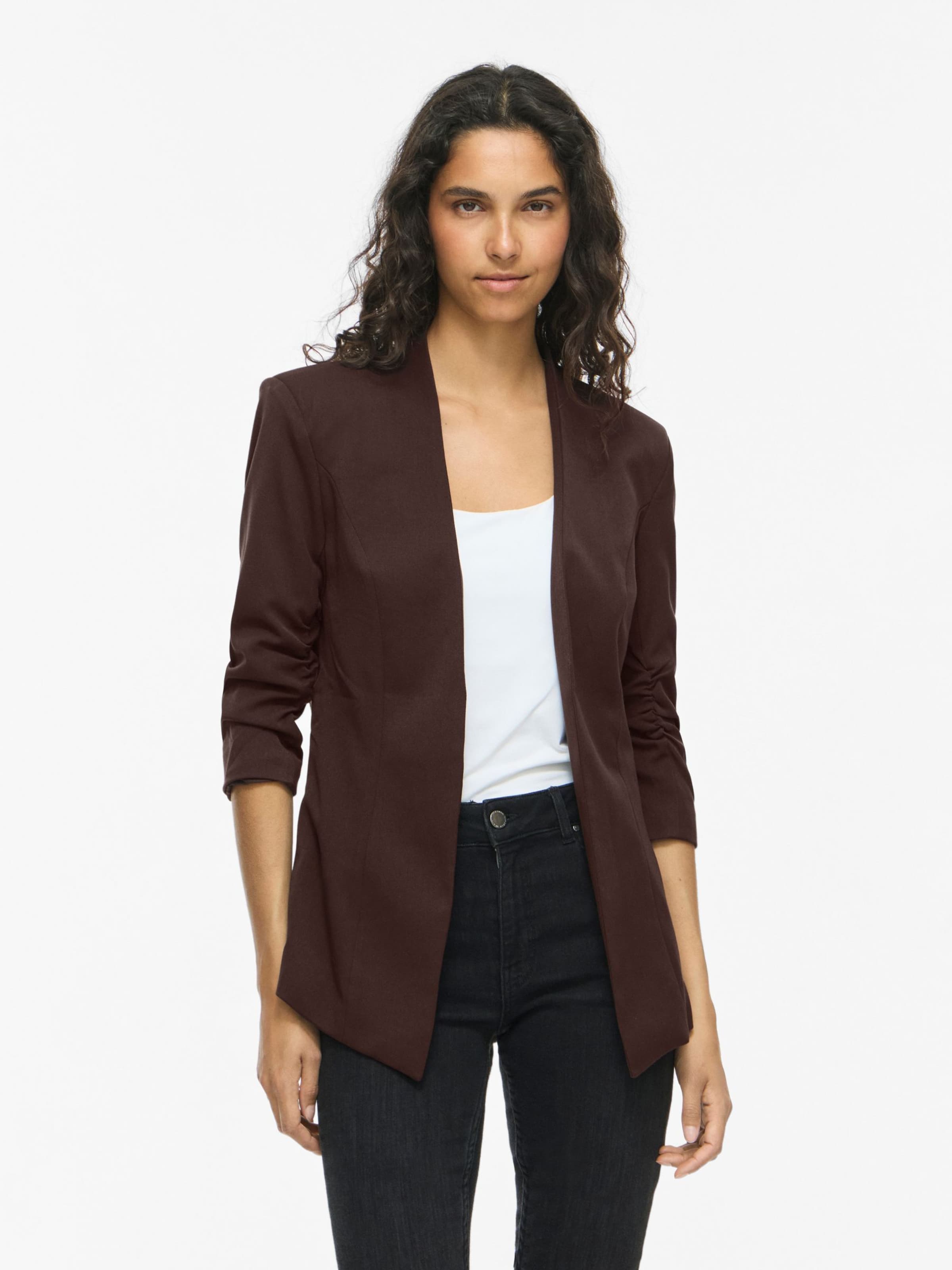 Blazer 'Her' VILA en marron : devant