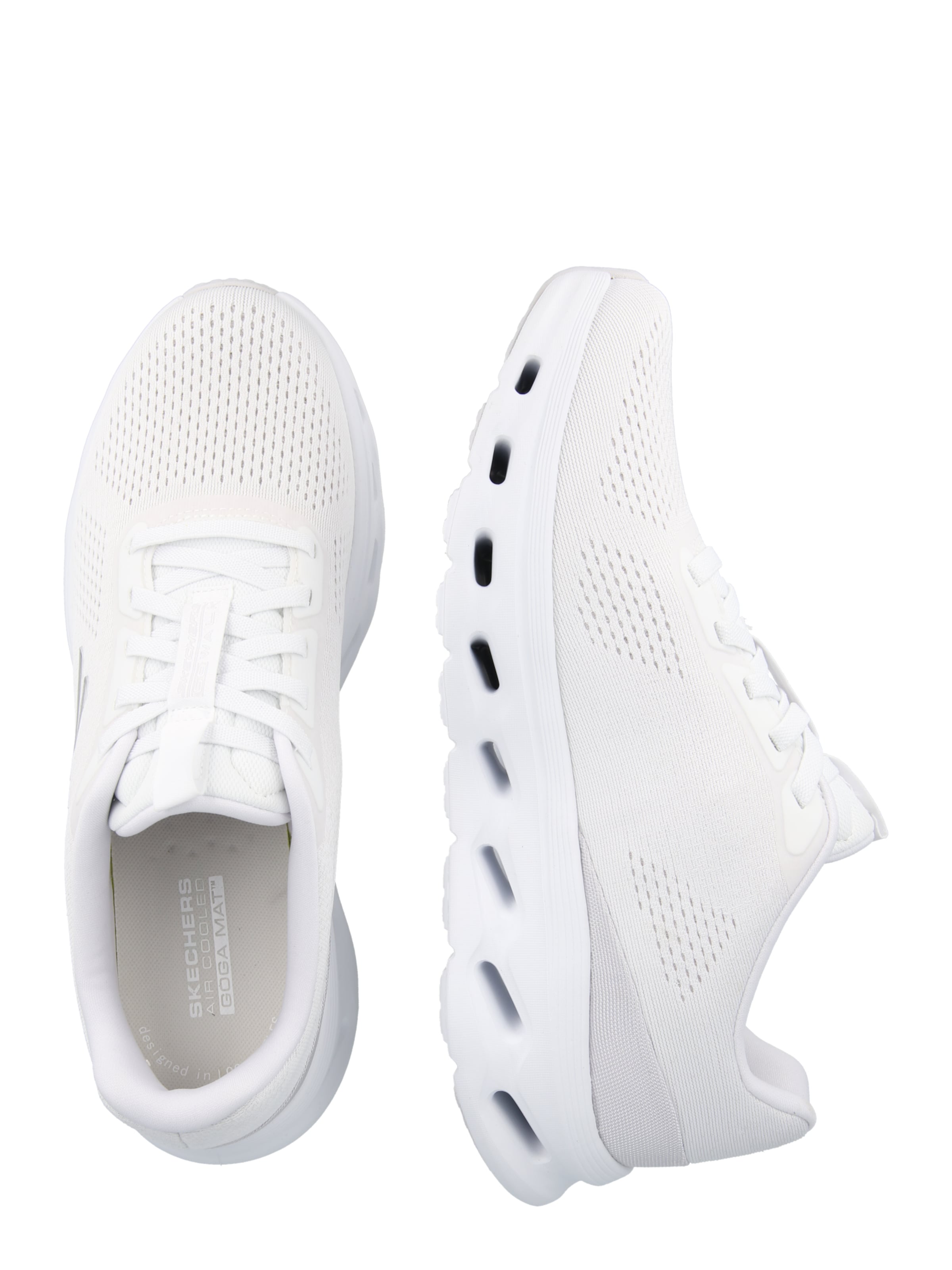 balts SKECHERS Zemie brīvā laika apavi 'Go Walk Glide-Step 2.0'