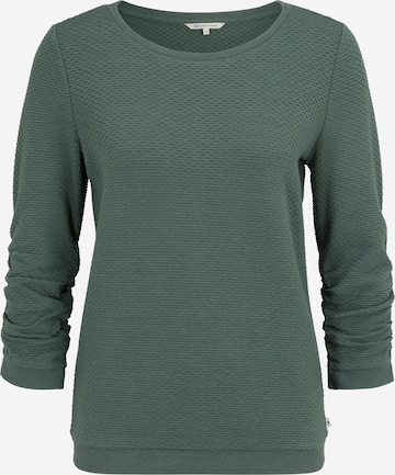 TOM TAILOR DENIM Sweatshirt in Green: front