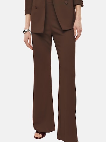 IMPERIAL Flared Hose 'IMPERIAL PANTALONE A ZAMPA'‌‌‌‌‌‌ in Braun