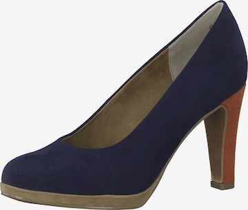 MARCO TOZZI - Zapatos con plataforma en azul: frente