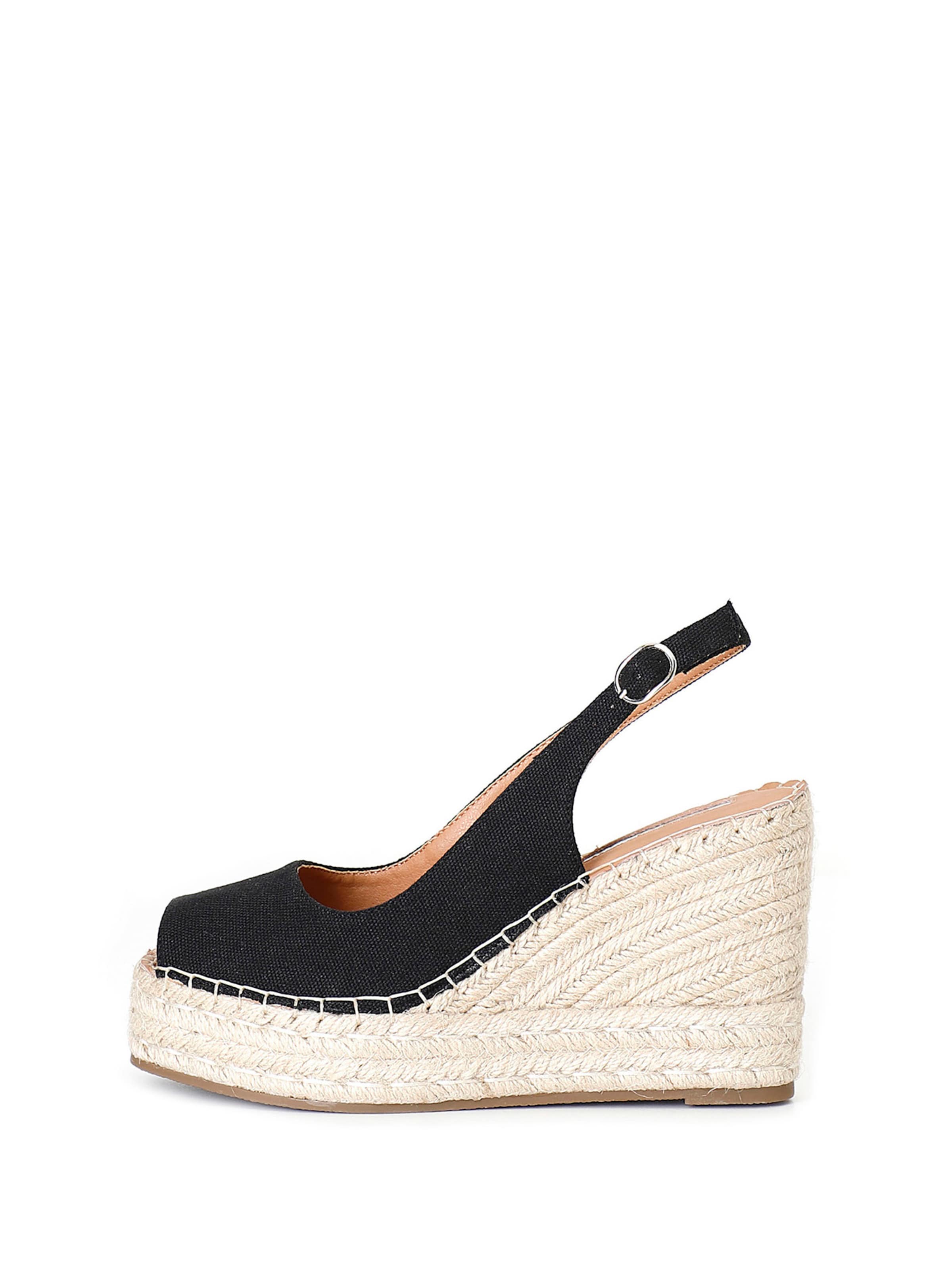 CAFè NOIR Sandaal in Zwart: voorkant