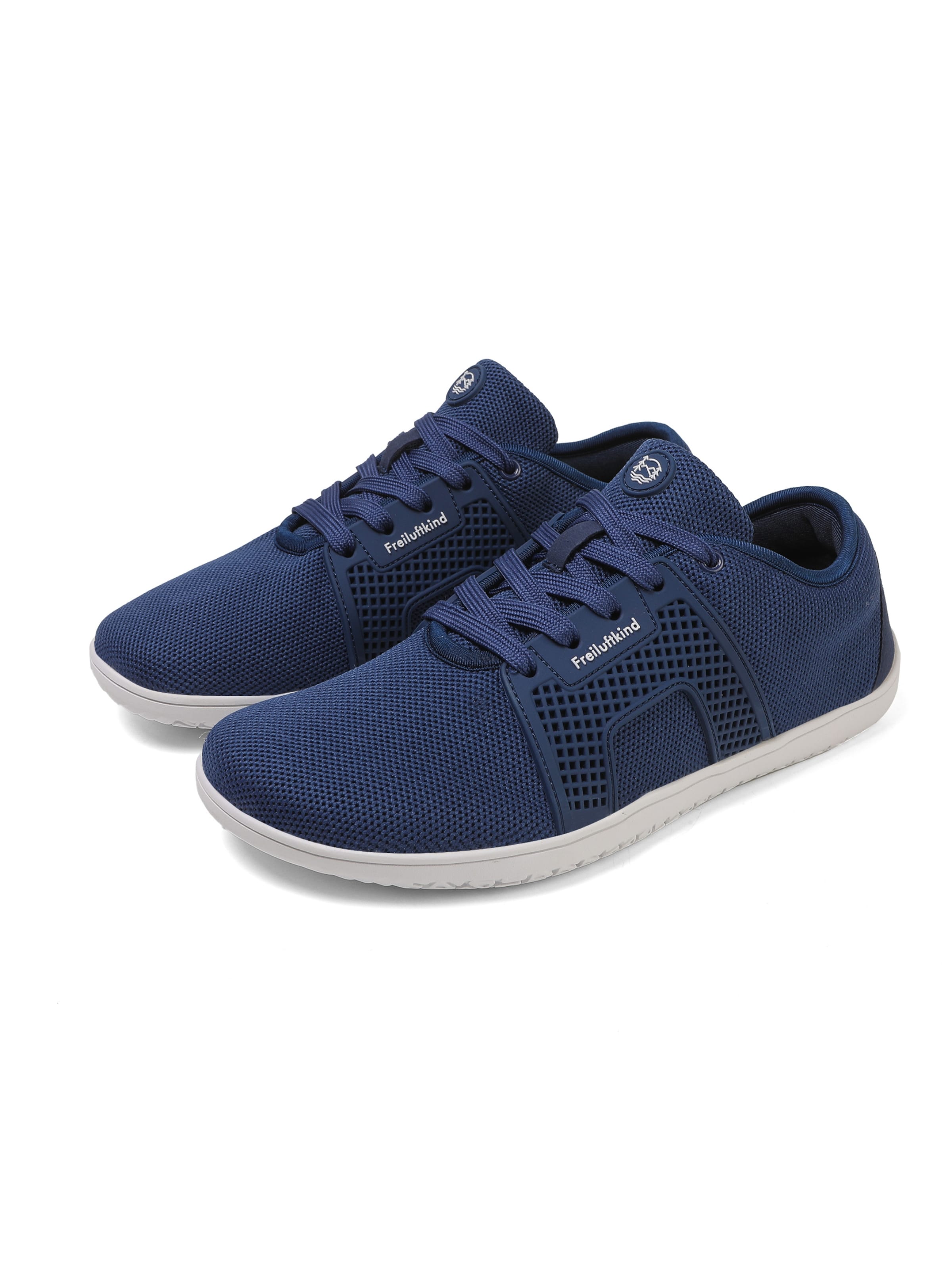 Freiluftkind Sportlicher Schnürschuh 'Freiluftkind® Hokkaido'‌‌‌‌‌‌‌ in Blau: Vorderseite