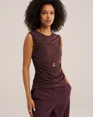 WE Fashion Top – fialová: přední strana